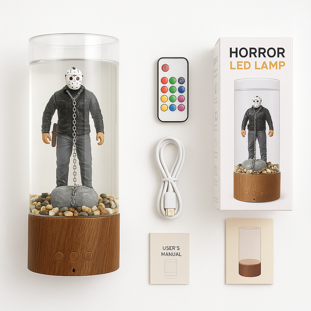 Jason Voorhees Horror Floater Rotating Lamp