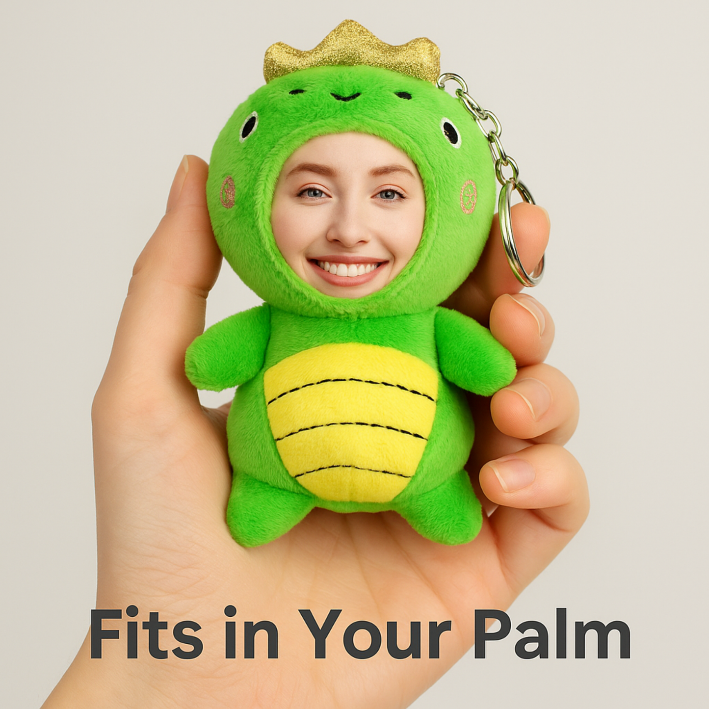 Custom Face Talking Plush Keychain