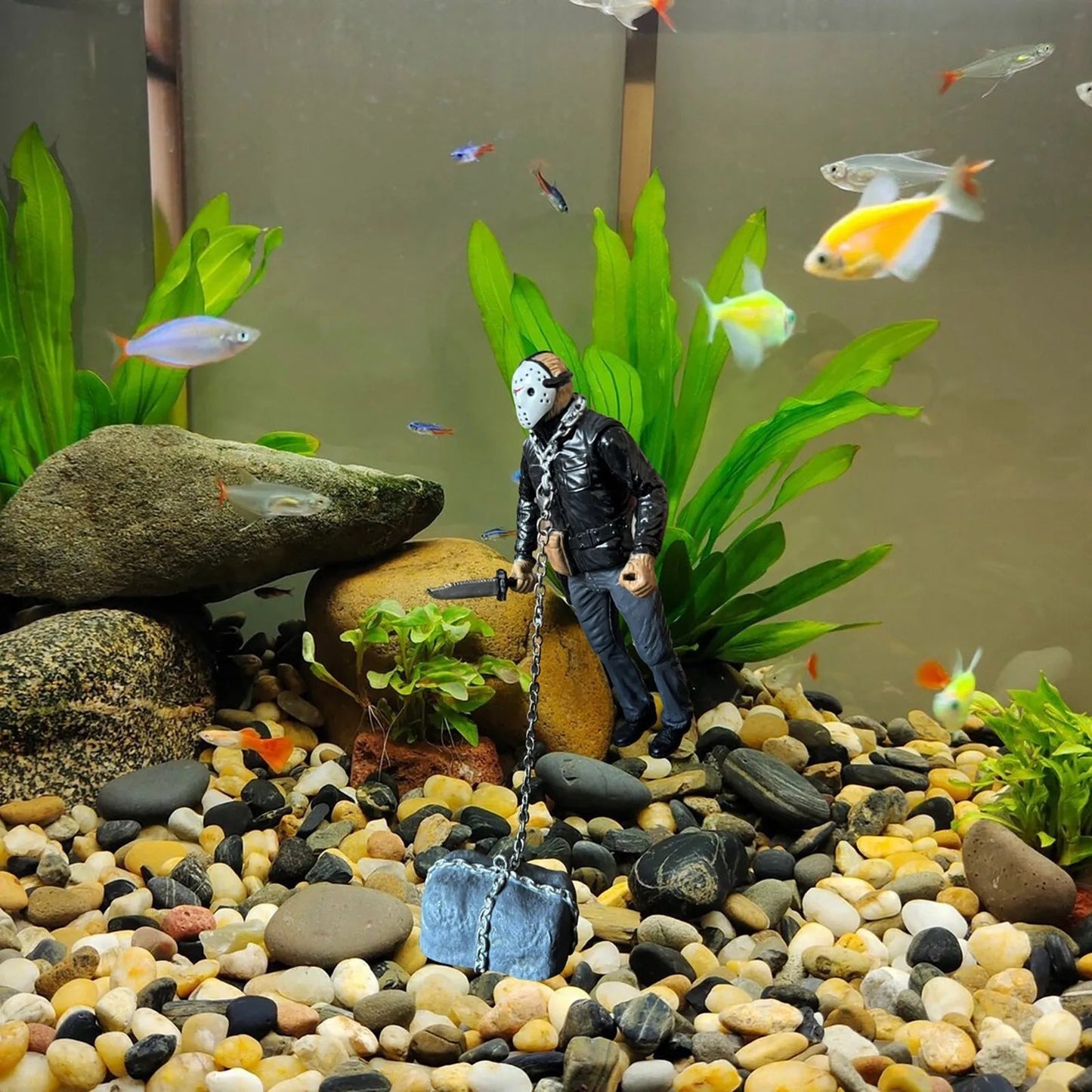 Jason Voorhees Spooky Floater - Halloween Decorations