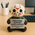 Emotional Support Jason Voorhees Crochet Doll