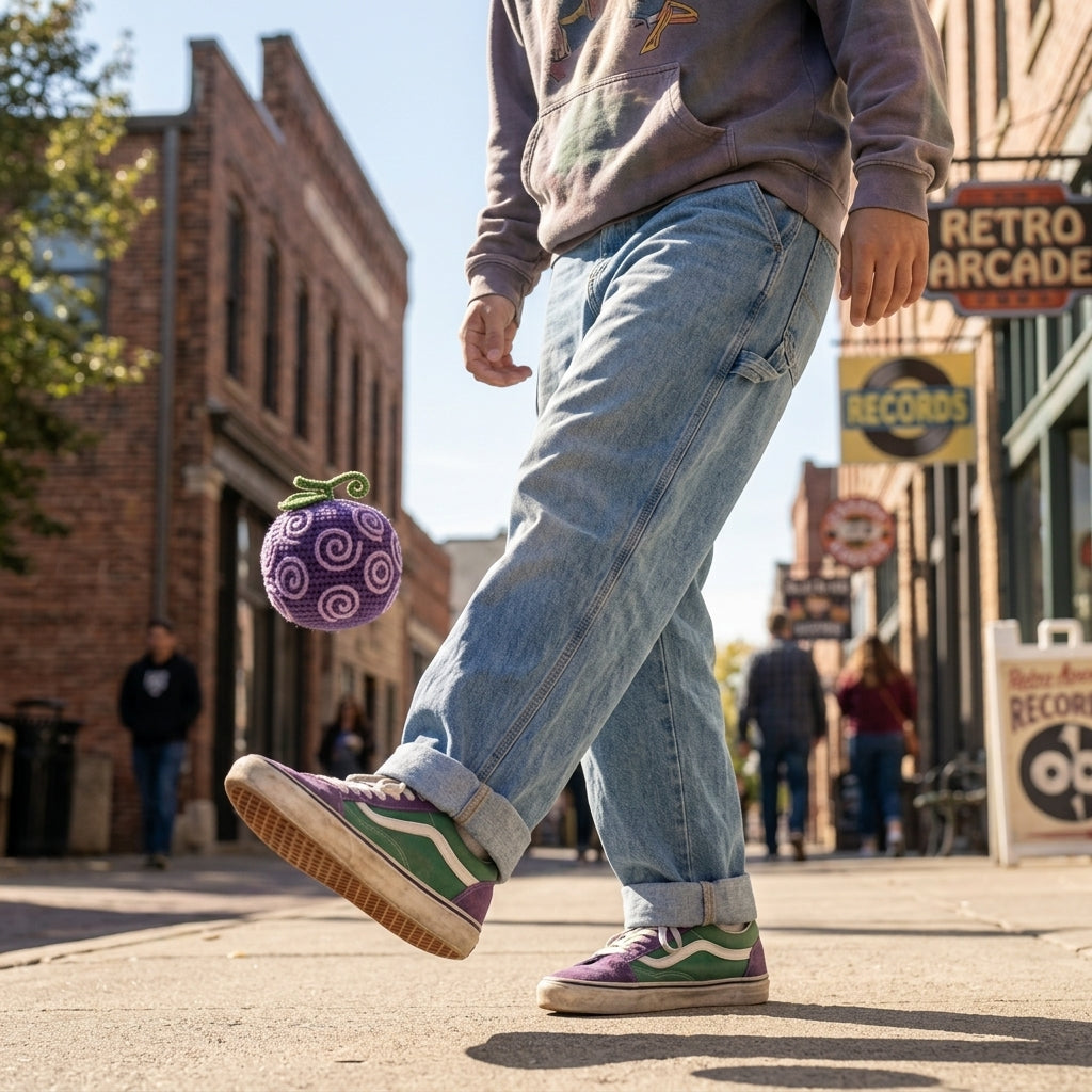 BURGID™ Devil Fruit Crochet Footbag
