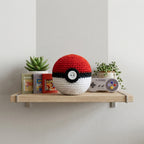 BURGID™ Poké Ball Crochet Footbag, Premium Anime-Inspired Hacky Sack