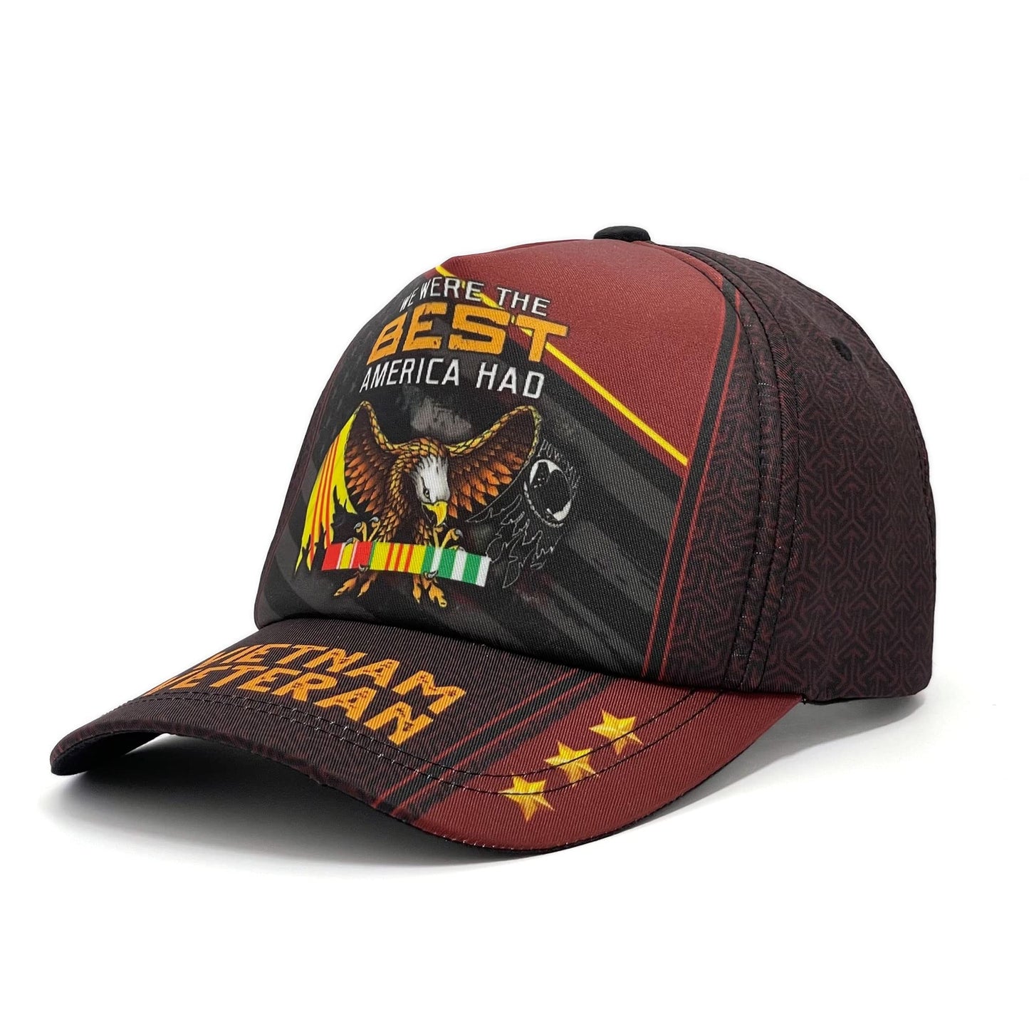 Vietnam Veteran, We were The Best American Had 3D Print Baseball Cap, American Flag Design Hat