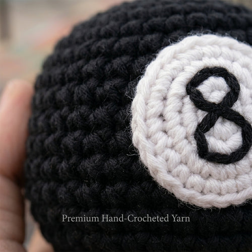 Crochet 8-Ball Footbag - Hacky Sack Ball