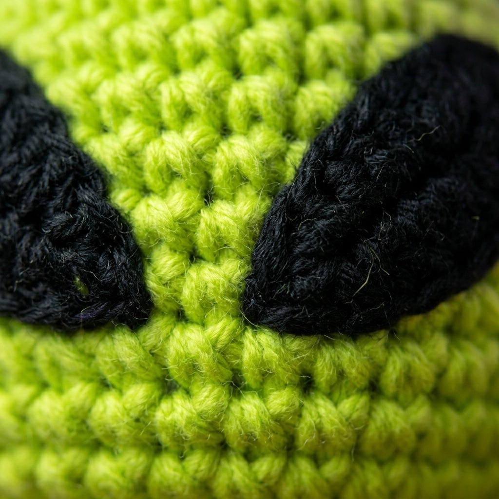 Handmade Alien Hacky Sack - Premium Crochet Footbag for Freestyle & Desk Decor