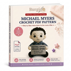 Michael Myers Crochet Pattern, Emotional Support Doll Amigurumi PDF Pattern