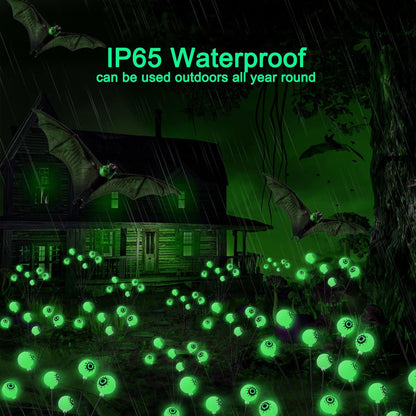 Solar Eyeball Swaying Firefly Lights - Halloween Decorations
