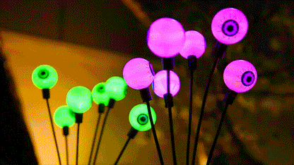 Solar Eyeball Swaying Firefly Lights - Halloween Decorations
