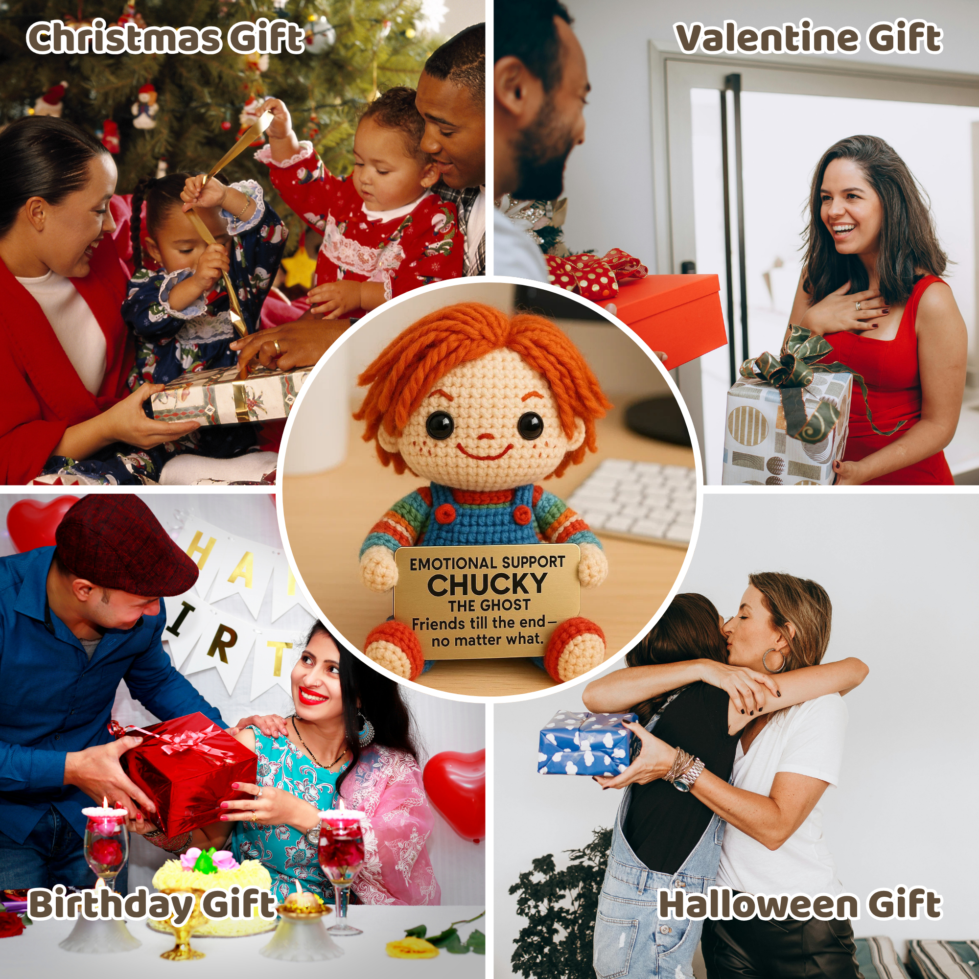 Emotional Support Chucky Crochet Doll