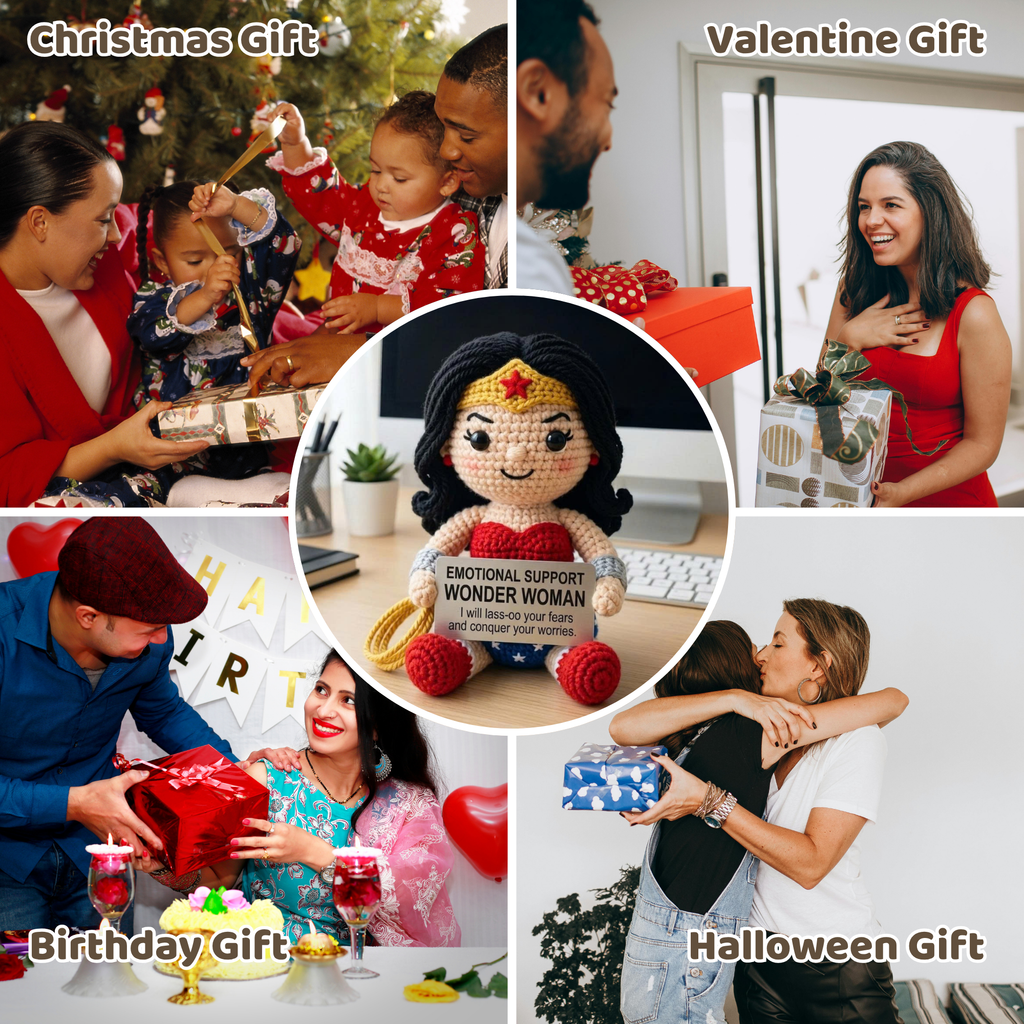 Emotional Support Heroes & Villains Crochet Dolls