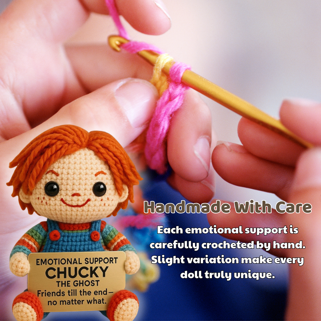 Emotional Support Chucky Crochet Doll