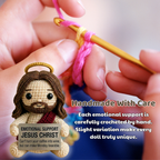 Emotional Support Jesus Crochet Doll