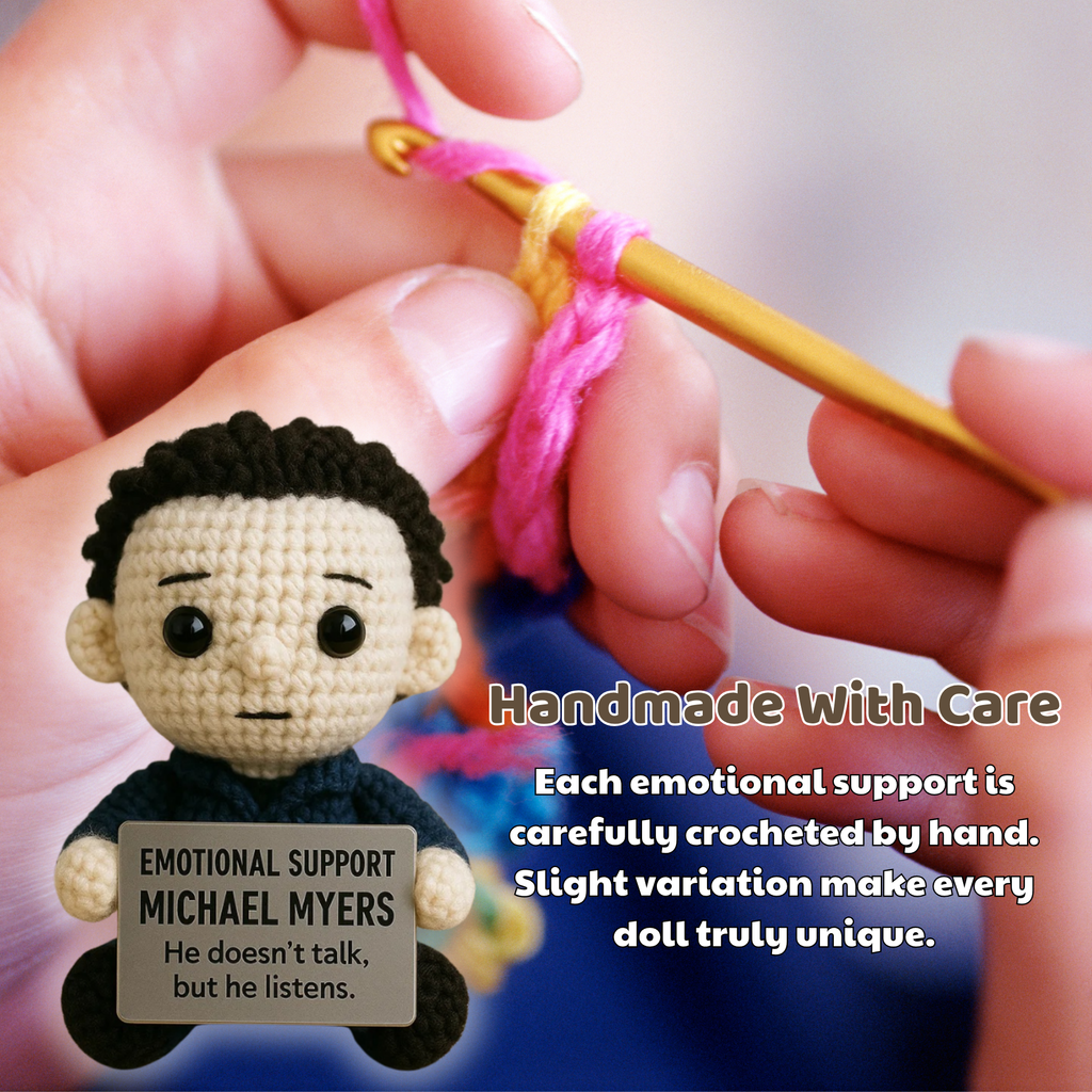 Emotional Support Michael Myers Crochet Doll