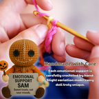 Emotional Support Sam Crochet Doll