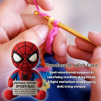 Emotional Support Spider-Man Crochet Doll