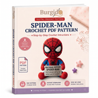 Spider-Man Crochet PDF Pattern - digital download book cover mockup