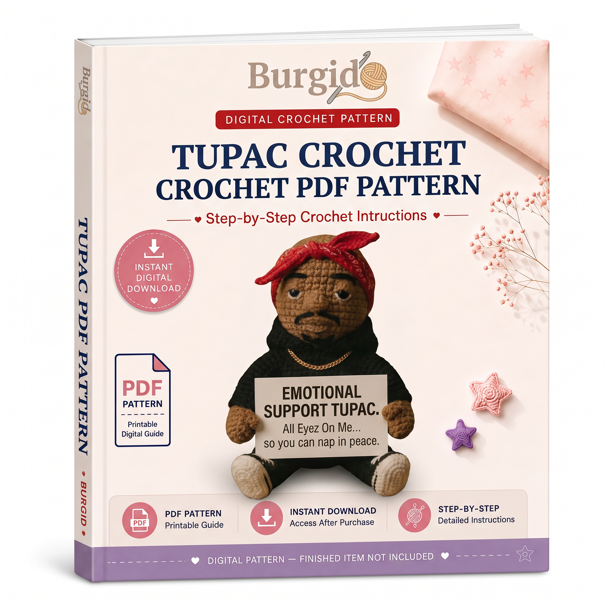Tupac Crochet Pattern PDF Cover