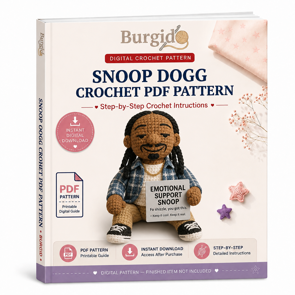 Snoop Dogg Crochet Pattern PDF Cover