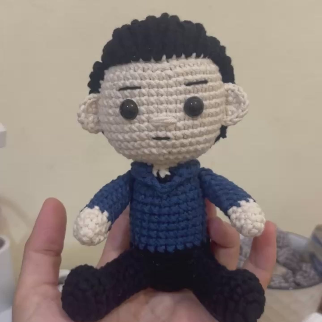 Emotional Support Michael Myers Crochet Doll