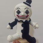 Emotional Support Art the Clown Crochet Doll