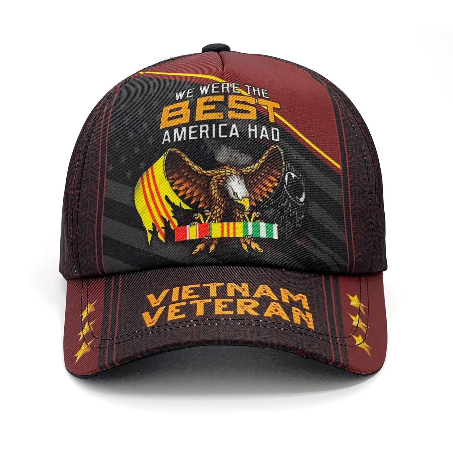 Vietnam Veteran, We were The Best American Had 3D Print Baseball Cap, American Flag Design Hat