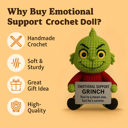 Emotional Support Grinch, Your Mean-But-Serene Little Companion